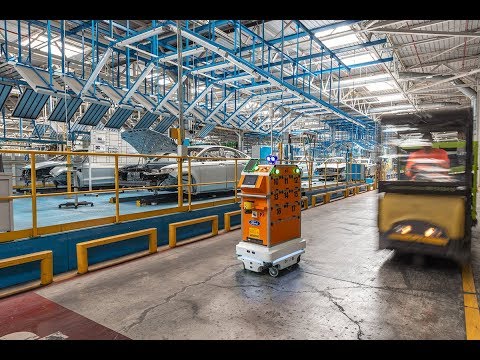 3 MiR robots help FORD optimize internal logistics in it’s 300,000 m2 facility