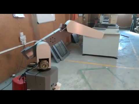 4 Axis Articulated Robotic Arm for CNC Tending pick and place application. Compact, fast and precise