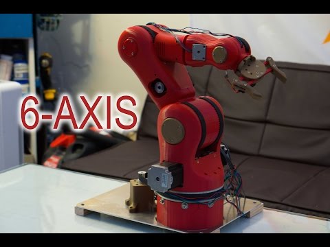 6-Axis 3D Printed Robotic Arm – Mechanical – (Part 1)