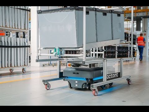 A fleet of MiR200 robots boosts productivity at Whirlpool