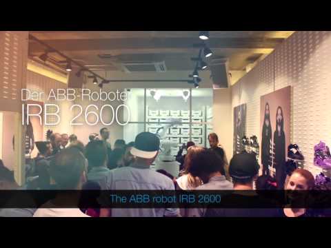 ABB industrial robot to help sort and shelve trendy shoes