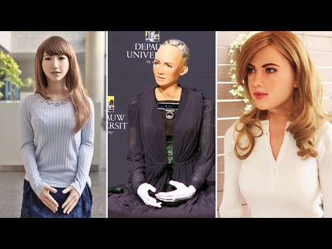 All Best Female  Humanoid Robots Until 2018.