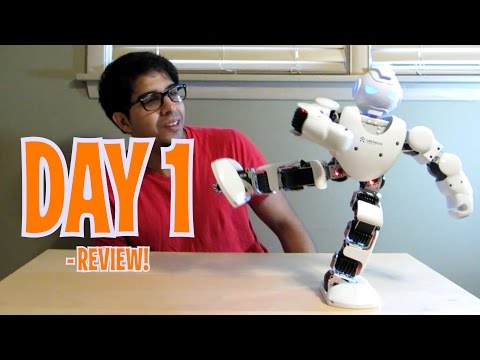 ALPHA 1S – Day 1: Humanoid Robot Review – Intelligent Robot like Cozmo!