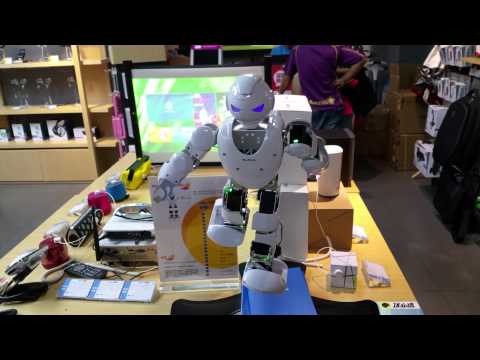 Alpha: intelligent humanoid robot dancing (from UBTECH)