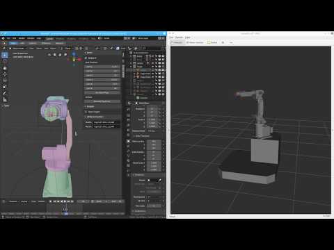 Animating Industrial Robots with Blender (Teaser)