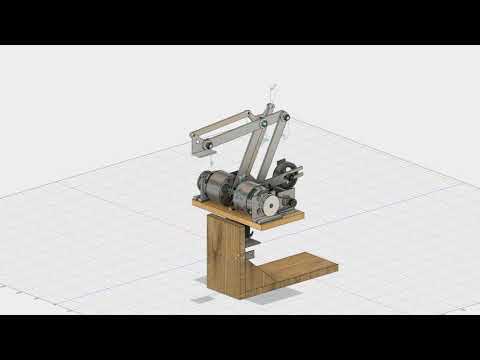 Articulated Robot Arm using BLDC servo motors and Odrive Robotics motor controller