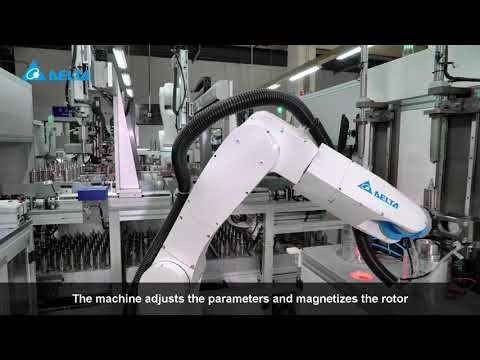 Articulated Robot – Servo Motor Production Line | Delta Industrial Automation
