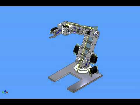 Articulated Robotics Arm with 4th Axis working
