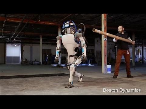 Atlas the Humanoid Robot in Action