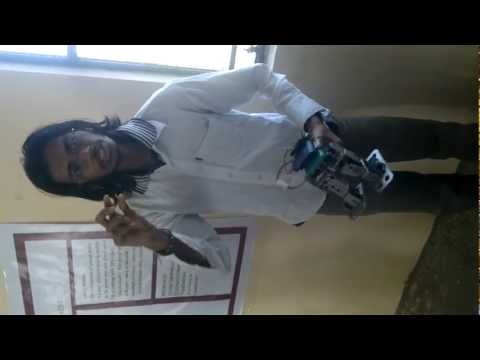Biped Robot Demonstration [Thamizh]