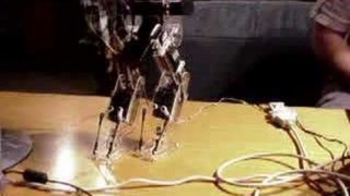 BiPed robot V-3 first steps