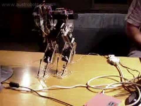 BiPed robot V-3 first steps