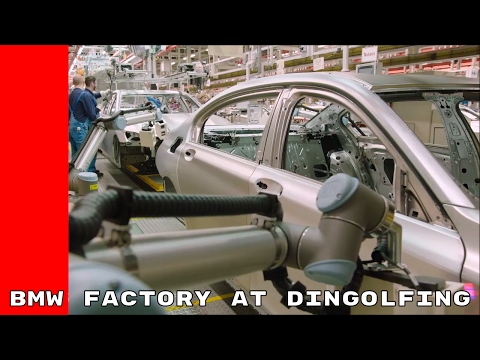 BMW Factory Humans & Robots Work Together At Dingolfing Plant