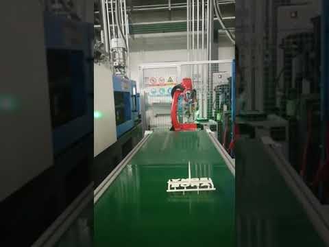 BORUNTE 6 axis robot take-out product for two injection molding machines