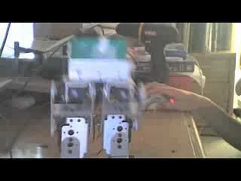 BRAT Biped Robot's First Walk with the Axon