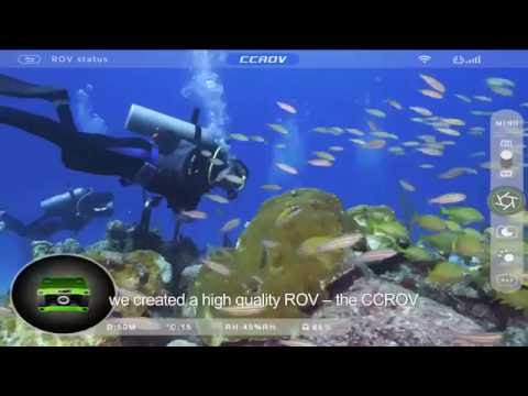 CCROV- the first professional underwater robot with 4K camera