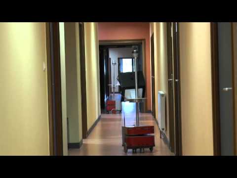 Collaborative Exploration of Indoor Environment with Two RobuLAB-10 Robots