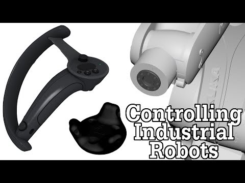 Controlling and animating industrial robots using Valve Knuckles/Index  controllers