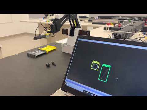 Deep Learning in Industrial Robots using TensorFlow, OpenCV and Python