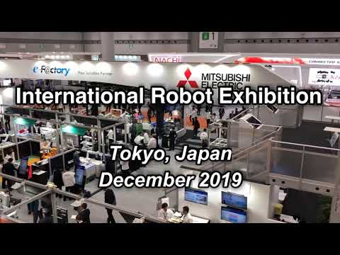 Different Industrial Robots at the International Robotic Exhibition (iREX 2019)