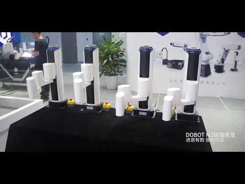 DOBOT All-perception Industrial Robotic Arms First Show on Shanghai CIIF