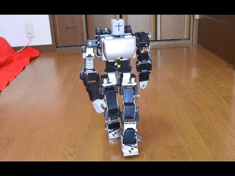 人間のような歩き方をするロボットⅡ(Biped robot walks just like a human being Ⅱ.)