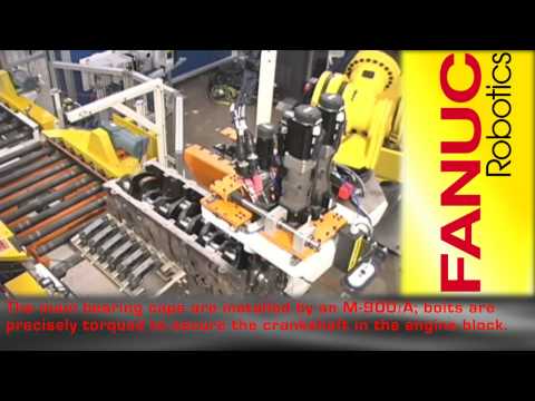 Engine Assembly Robots – FANUC Robot Industrial Automation
