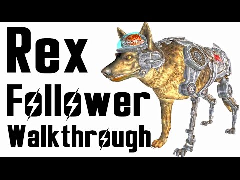 Fallout New Vegas: Best Follower Pet Dog Rex (Robot Dog)