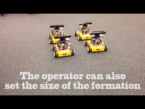 Formation control for industrial robots