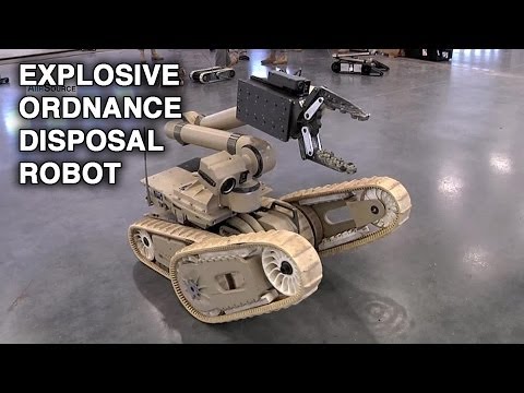 From the Maker of Roomba: Explosive Ordnance Disposal Robot "PackBot"