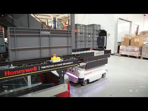 Fully automated internal logistics at Honeywell with MiR robots