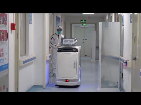 Hospitals in coronavirus-hit Wuhan use medicine delivery robots