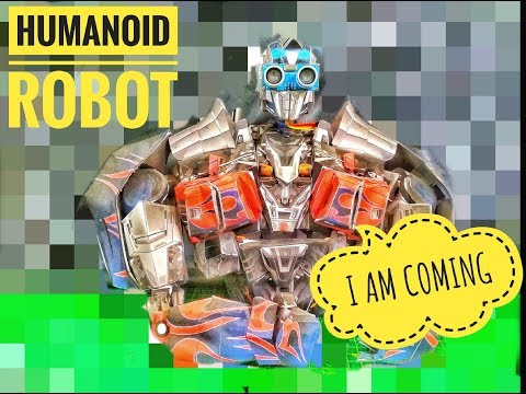 Humanoid Robot   #1 HEAD with ultrasonic radar system | The Future Creator |