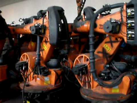 Industrial Machinery Export (EUROBOTS) workshop in Zamudio, Spain used industrial robots