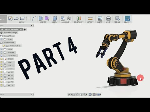 Industrial Robot ( PART – 4) – FUSION 360 TUTORIAL