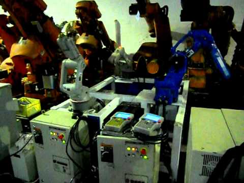 Industrial Robots dance at eurobots.net