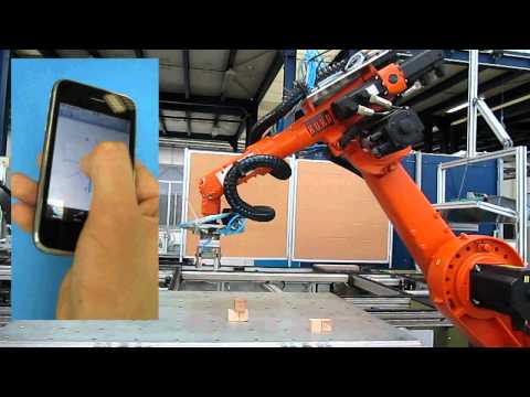 iPhone Industrial Robot Control – KUKA KR 6