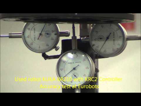 Kuka industrial robot – Kuka KR210 S2000 accuracy test in www.eurobots.net