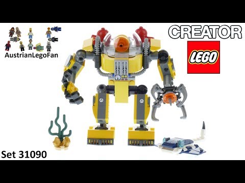 Lego Creator 31090 Underwater Robot Speed Build