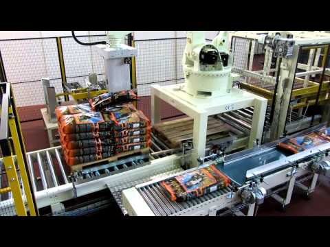 LITA Palletising Systems – Articulated Robot Palletizer for bags