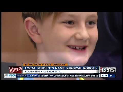 Local students name surgical robots