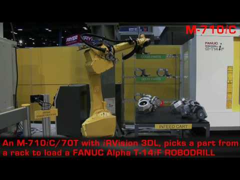 M-710iC Automated Machining Cell Tending Robot – FANUC Robot Industrial Automation
