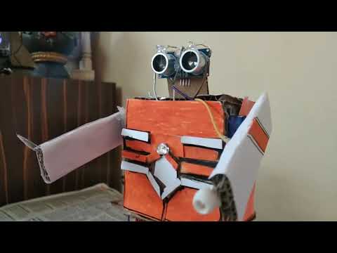 Making extraordinary #Robot from stuff||How to make humanoid #Robot Jarvis|| Arduino projects