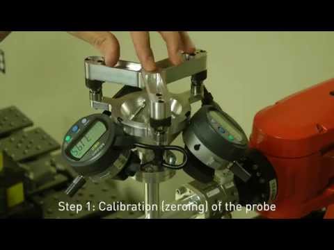 Measuring the repeatability of industrial robots with a new wireless probe