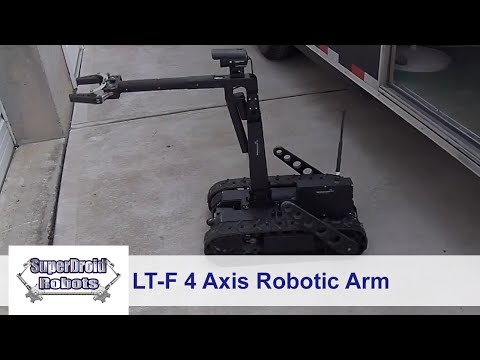 Military Robot with 4-Axis Robotic Arm LT2-F by SuperDroid Robots