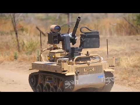 Military Robotic Vehicle Ready to Kick Ass With Minigun