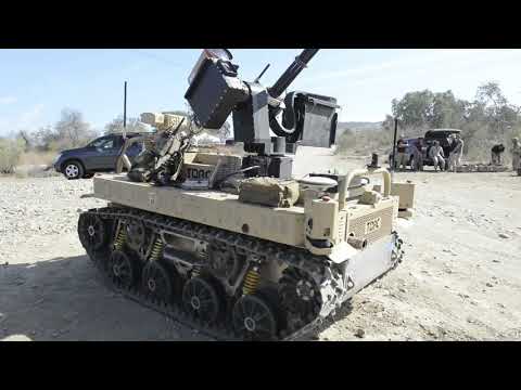 Military Robots   US Marines Test Awesome New Futuristic Military Combat Robots In Action