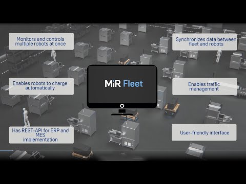 MiR Fleet – for centralized control of a fleet of MiR robots