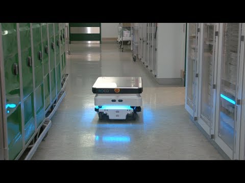 MiR100 transports sterile goods at University Hospital Zealand
