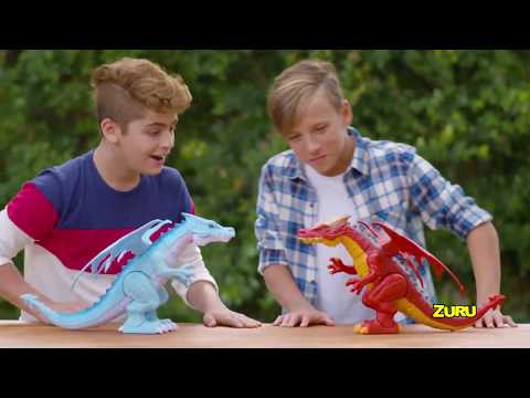 NEW from ZURU Robo Alive! | Fire Breathing & Ice Blasting Dragons | They Roar Like Real Dragons